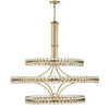 CRYSTORAMA CLO-8000-AG Clover 24 Light Aged Brass Chandelier