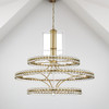 CRYSTORAMA CLO-8000-AG Clover 24 Light Aged Brass Chandelier