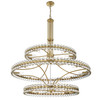 CRYSTORAMA CLO-8000-AG Clover 24 Light Aged Brass Chandelier