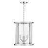 CRYSTORAMA DEV-B8004-PN Libby Langdon for Crystorama Devon 4 Light Polished Nickel Lantern