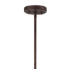 CRYSTORAMA DOR-B7700-FB Doral 1 Light Forged Bronze Pendant