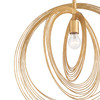 CRYSTORAMA DOR-B7711-RG Doral 1 Light Renaissance Gold Pendant