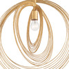 CRYSTORAMA DOR-B7711-RG Doral 1 Light Renaissance Gold Pendant