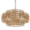 CRYSTORAMA SIL-B6003-BS Silas 3 Light Burnished Silver Chandelier