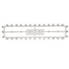 CRYSTORAMA WAT-B2006-PN Watson 6 Light Polished Nickel Linear Chandelier
