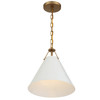 CRYSTORAMA XAV-B8301-VG Xavier 1 Light Vibrant Gold Pendant