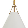 CRYSTORAMA XAV-B8301-VG Xavier 1 Light Vibrant Gold Pendant