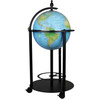 REPLOGLE 87808 EMPIRE 16" BAR GLOBE -Illuminated