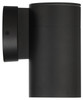 ACCESS LIGHTING 20147LEDDMGLP-BL 1 Light Outdoor Wall Mount Black