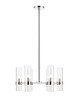 Z-LITE 4008-6PN 6 Light Chandelier ,Polished Nickel