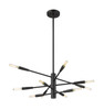 Z-LITE 737-10MB 10 Light Chandelier ,Matte Black