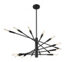 Z-LITE 737-16MB 16 Light Chandelier ,Matte Black