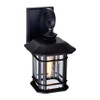 CWI LIGHTING 0411W8-1-101 Blackburn 1 Light Outdoor Black Wall Lantern