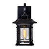 CWI LIGHTING 0411W8-1-101 Blackburn 1 Light Outdoor Black Wall Lantern