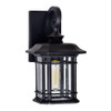 CWI LIGHTING 0411W8-1-101 Blackburn 1 Light Outdoor Black Wall Lantern