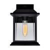 CWI LIGHTING 0409W8-1-101 Blackbridge 1 Light Outdoor Black Wall Lantern