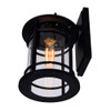 CWI LIGHTING 0096W7-1-101 Belmont 1 Light Outdoor Black Wall Lantern