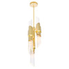 CWI LIGHTING 1269P7-6-602 6 Light Pendant with Satin Gold finish