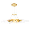 CWI LIGHTING 1121P28-14-602 14 Light Chandelier with Satin Gold finish