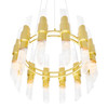 CWI LIGHTING 1269P24-24-602 24 Light Chandelier with Satin Gold finish