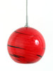 Swirling Mars Ball Pendant Light