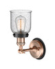 INNOVATIONS LIGHTING 203AC-BPBK-HRBK-G54 Small Bell 1 Light Mixed Metals Sconce