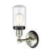 INNOVATIONS LIGHTING 203SN-BPBK-HRBK-G314 Dover 1 Light Mixed Metals Sconce INNOVATIONS LIGHTING 203SN-BPBK-HRBK-G314 Dover 1 Light Mixed Metals Sconce