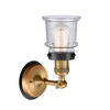 INNOVATIONS LIGHTING 203BB-BPBK-HRBK-G184S 1 Light Mixed Metals Sconce INNOVATIONS LIGHTING 203BB-BPBK-HRBK-G184S 1 Light Mixed Metals Sconce