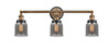 INNOVATIONS LIGHTING 205BB-BPBK-HRBK-G53 Small Bell 3 Light Bath Vanity Light