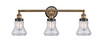 INNOVATIONS LIGHTING 205BB-BPBK-HRBK-G192 Bellmont 3 Light Bath Vanity Light