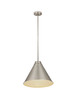 Z-LITE 6011P18-BN 1 Light Pendant,Brushed Nickel