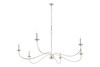 Z-LITE 2301-63PN 6 Light Chandelier,Polished Nickel Z-LITE 2301-63PN 6 Light Chandelier,Polished Nickel