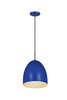 Z-LITE 6012P9-BLU 1 Light Pendant,Blue