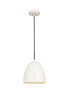 Z-LITE 6012P9-SWH 1 Light Pendant,Matte White