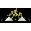 ELK LIGHTING 76903 2 LITE SEMI FLUSH W/FLOWERS