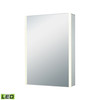ELK LIGHTING LMC3K-2027-EL2 20x27-inch LED Mirrored Medicine Cabinet