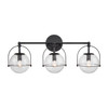 ELK LIGHTING 18432/3 Langford 3-Light vanity light in   Matte Black