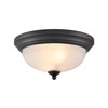 THOMAS LIGHTING 7002FM/60 2L Flushmount in Black