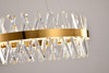 BETHEL INTERNATIONAL FT52C26G 1-Light LED Chandelier Gold