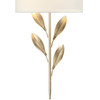 CRYSTORAMA 501-GA Broche 2 Light Antique Gold Sconce