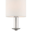 CRYSTORAMA BAI-A2101-PN Bailey 1 Light Polished Nickel Wall Mount