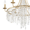 CRYSTORAMA GAB-B7306-GA Gabrielle 6 Light Antique Gold Chandelier