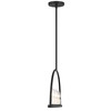 CRYSTORAMA ABB-3007-BK Abbott 8 Light Black Linear Chandelier