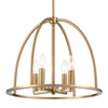 CRYSTORAMA ABB-3004-VG Abbott 4 Light Vibrant Gold Chandelier