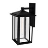 CWI LIGHTING 0417W11-1-101 Crawford 1 Light Black Outdoor Wall Light