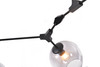 BETHEL INTERNATIONAL DLS58C70B 7-Light Chandelier Black BETHEL INTERNATIONAL DLS58C70B 7-Light Chandelier Black