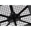 WAREHOUSE OF TIFFANY'S CFL-8490B/MB Hania 29 in. 6-Light Indoor Matte Black Finish Ceiling Fan with Light Kit