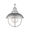 Z-LITE 590M-GV 1 Light Outdoor Wall Sconce, Galvanized