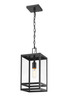 Z-LITE 596CHM-BK 1 Light Outdoor Chain Mount Ceiling Fixture, Black