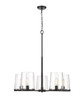 Z-LITE 3032-5MB 5 Light Chandelier, Matte Black